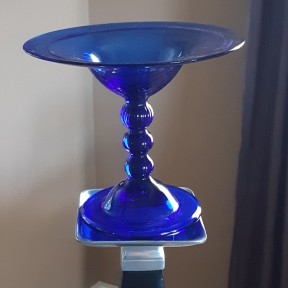 Other - Vintage Art Glass Candleholder